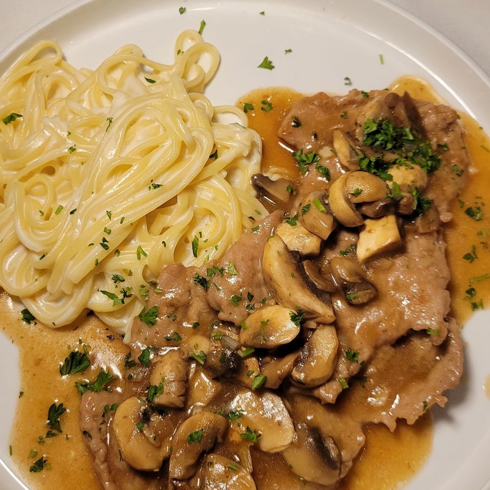 Avanti Restaurant signature dishes Penne with Smoked SalmonVeal ScallopiniAngel Hair Pasta with Shrimp